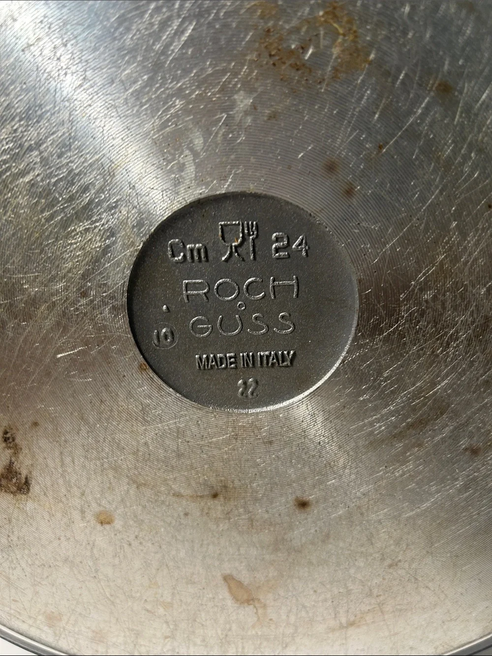 Non-Branded Black Nonstick Frying Pan Made in Italy